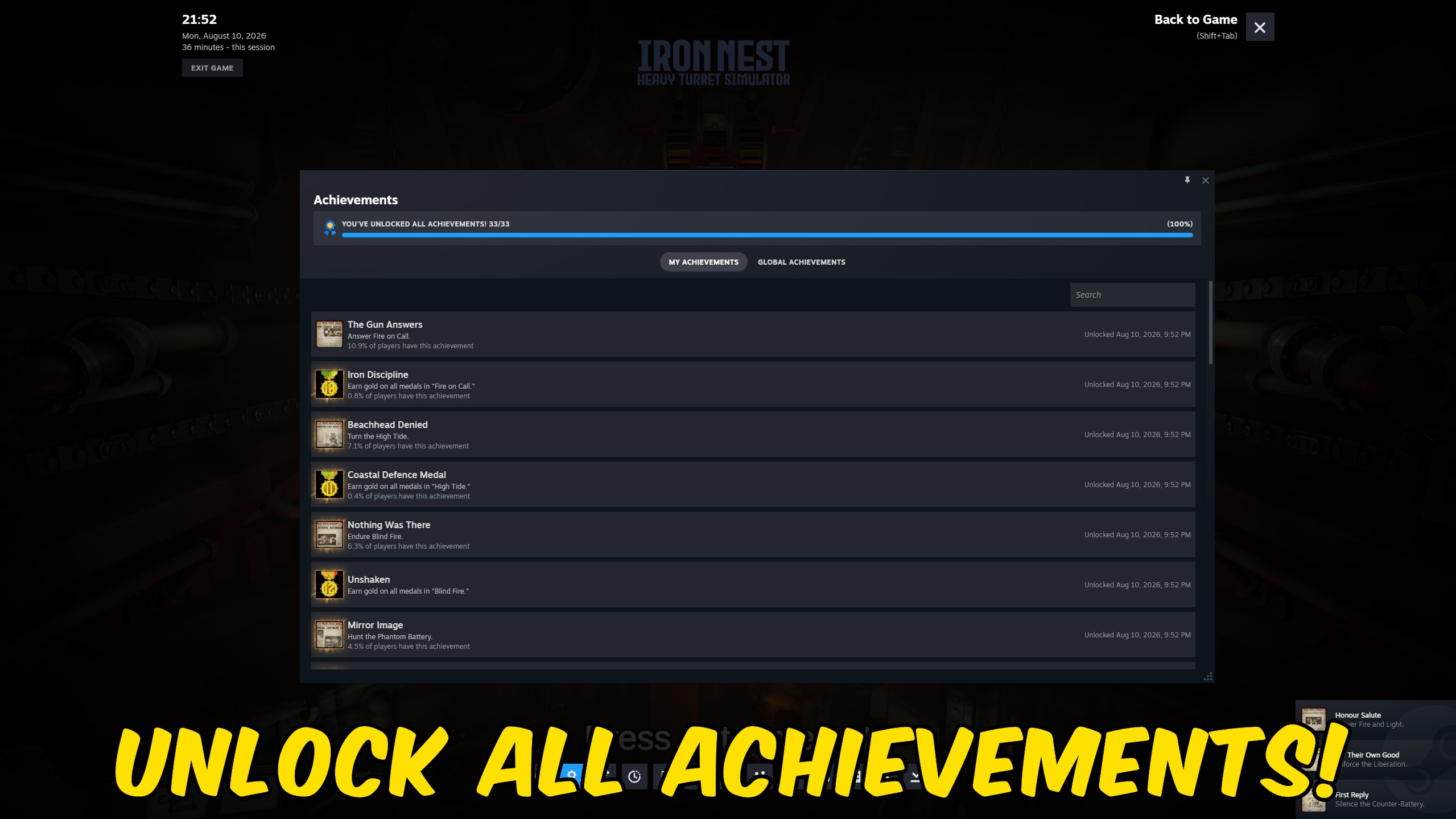 IRON NEST: Heavy Turret Simulator — Full Salute (screenshot 2)
